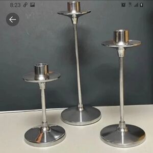 Threshold Taper candle holders - set of 3